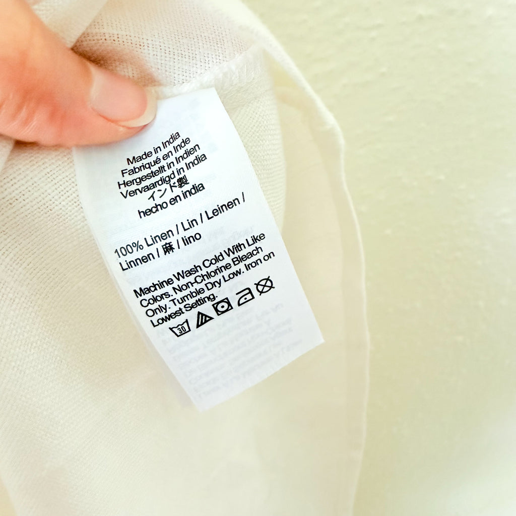 J.Crew High Neck 100% Linen Midi Dress in White | 00