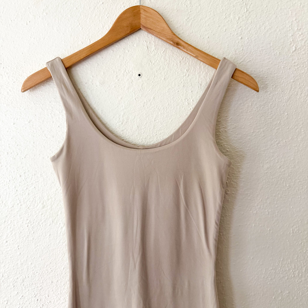 Bumpsuit The Lucy Maternity Unitard Jumpsuit in Oat | XS
