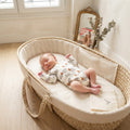 H&M Organic Cotton Cream Bear Forest Long Sleeve Bodysuit | 3-6m
