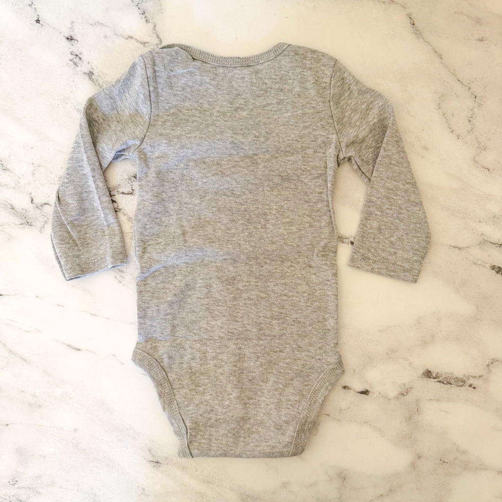 Carter's Grey Halloween Ghosts Long Sleeve Tee Black Ghost Legging Set | 3-6m