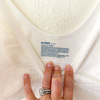 Old Navy White Maternity Cross-Front Cotton Nursing Bralette | S