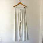 Bumpsuit The High Rise Cloud Pants in Ivory | XS