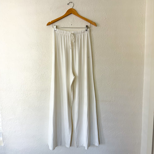 Bumpsuit The High Rise Cloud Pants in Ivory | XS