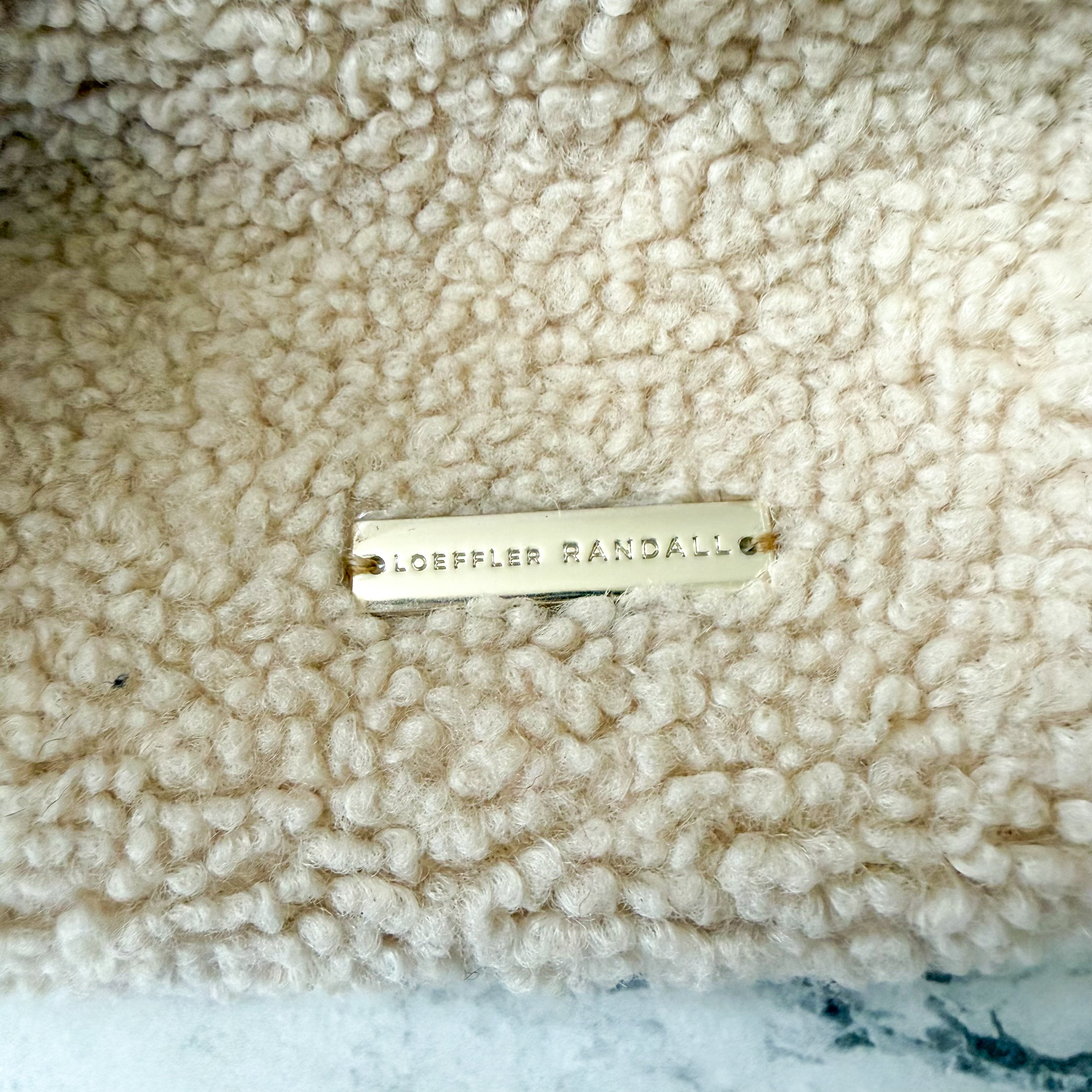 Loeffler Randall Sophie Sherpa Fleece Belt Bag | Cream