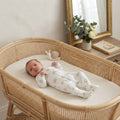 Cloud Island Cream Snails Long Sleeve 2-Way Zipper Footed Sleeper | 0-3m