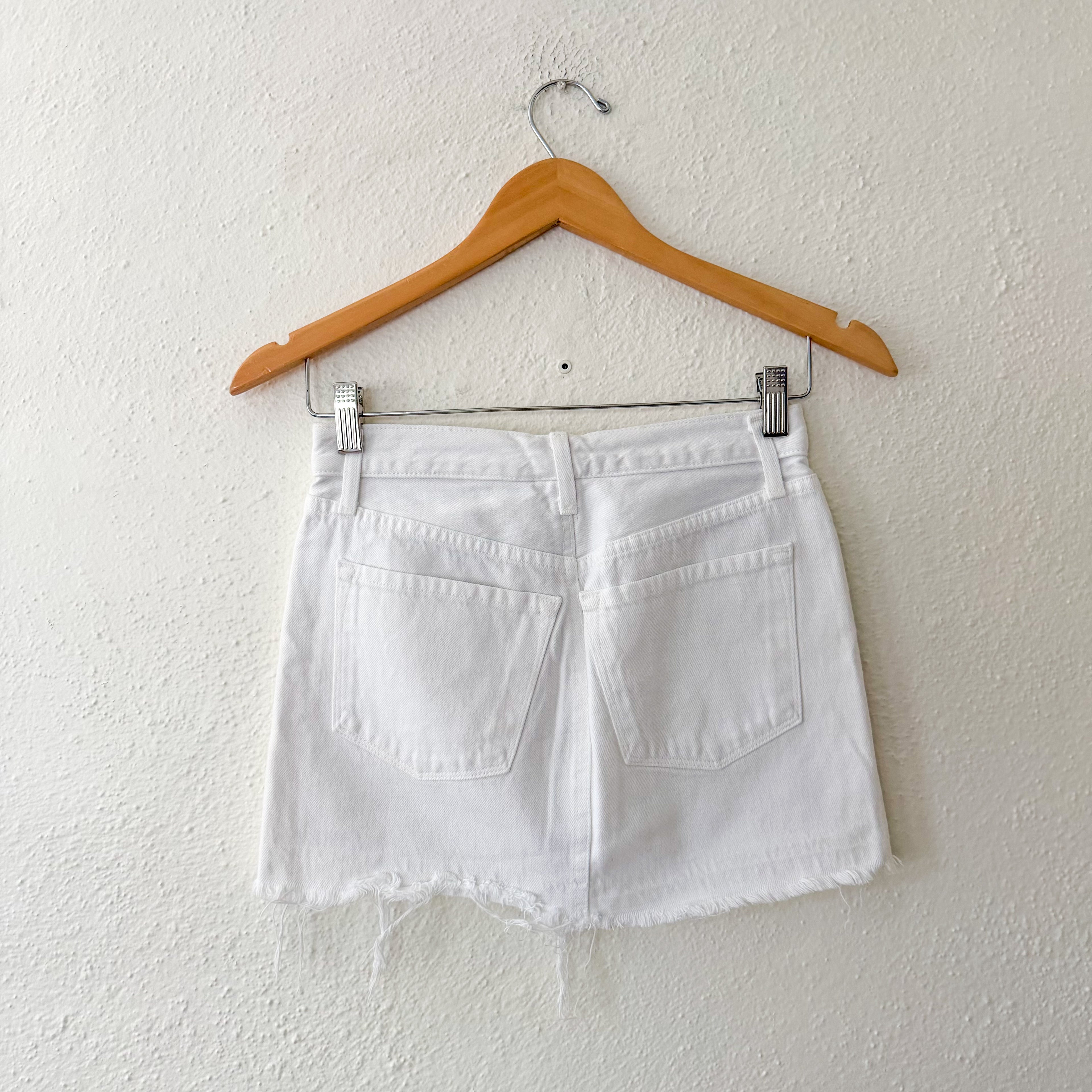 J Brand White Bonny Mid-Rise Denim Mini Skirt | 23