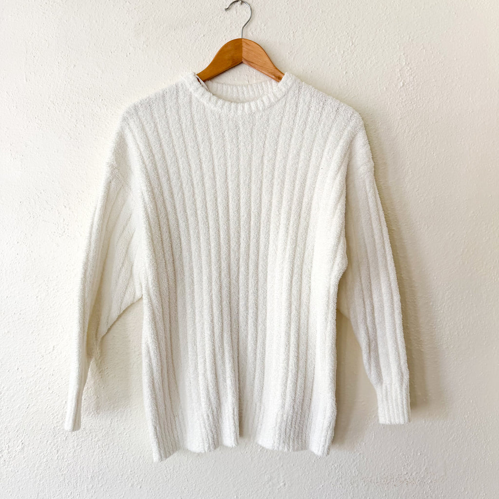 UGG Terri Ribbed Sweatshirt in Cream | Small