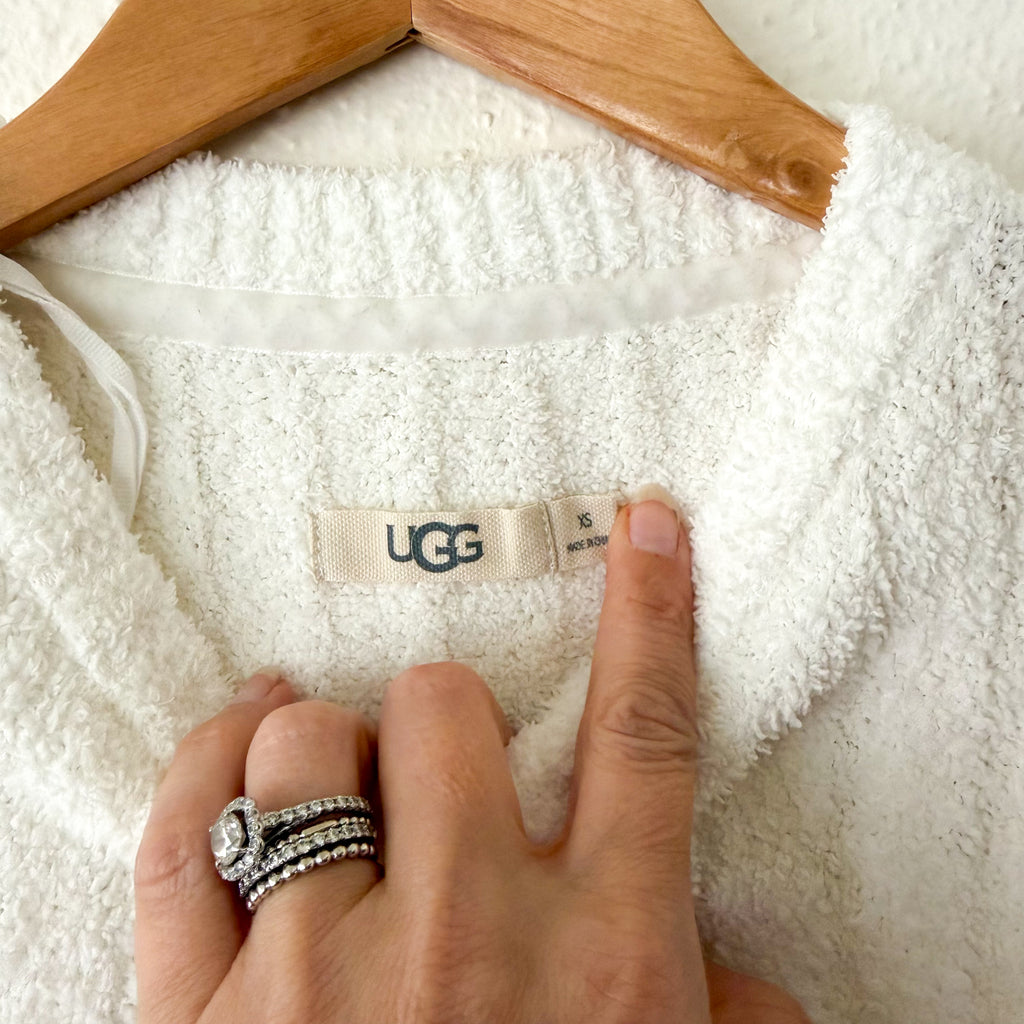 UGG Terri Ribbed Sweatshirt in Cream | Small