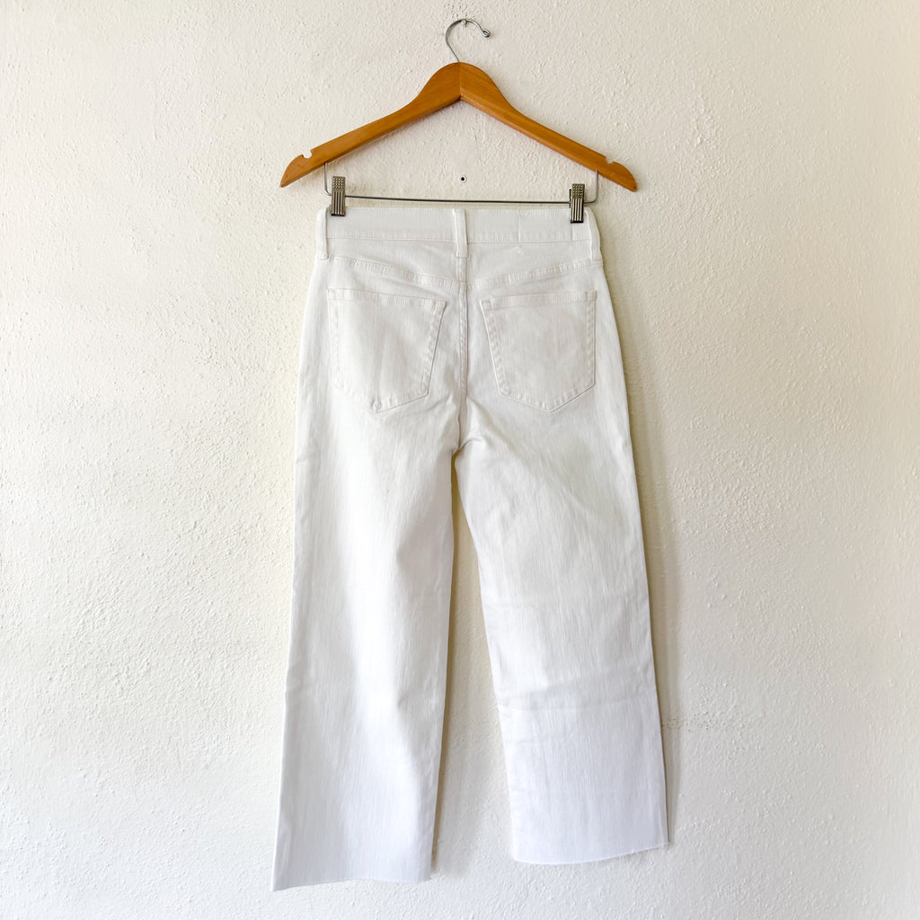 J.Crew '96 Slim Wide-Leg Jean in White Denim | 24P