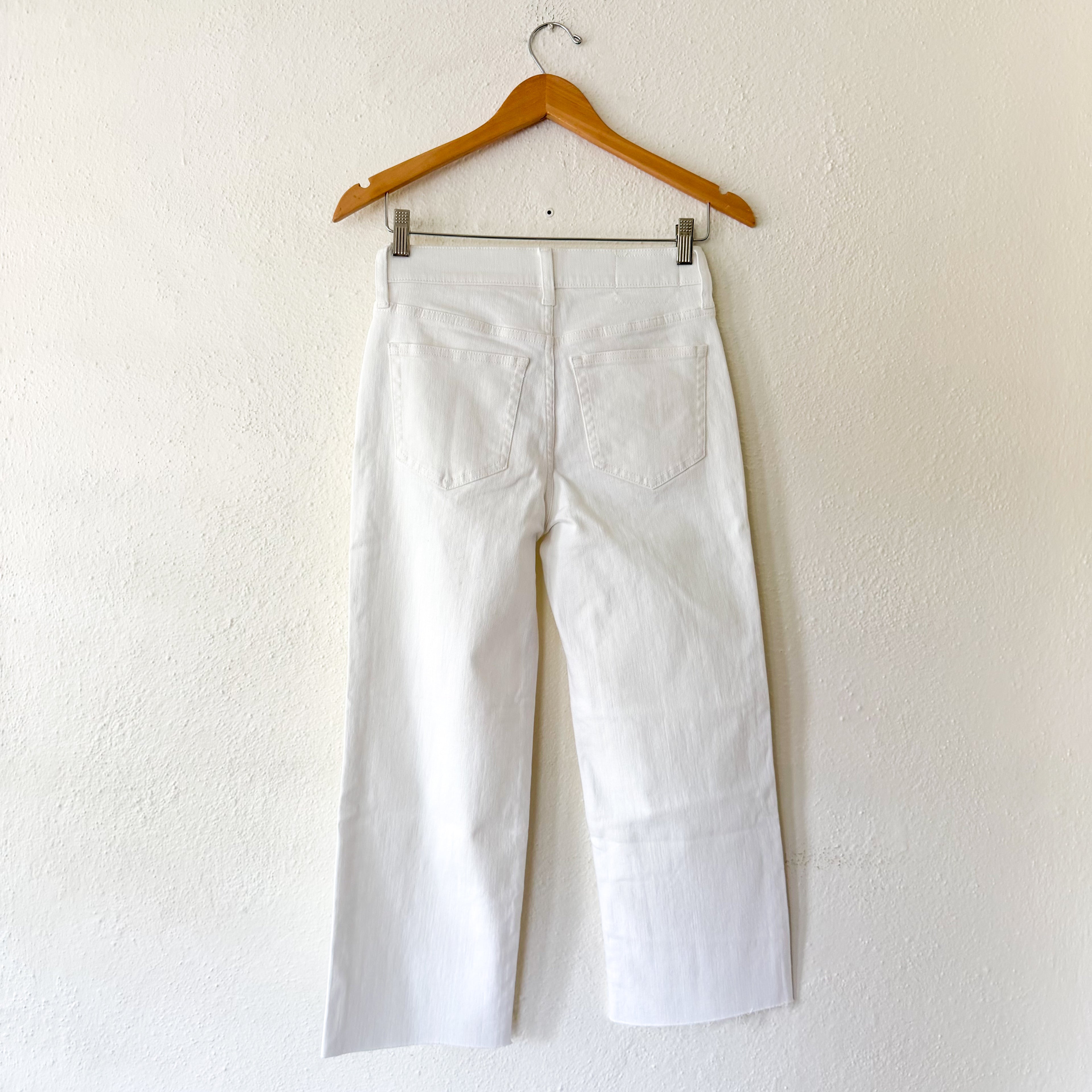 J.Crew '96 Slim Wide-Leg Jean in White Denim | 24P