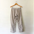 Serena & Lily Belvedere Flannel Pajamas in Doe Beige Gingham | S