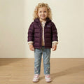 Patagonia Toddler Girls Eggplant Hi Loft Down Puffer Jacket | 4T