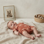 Carter's Just One You Brown Printed Lion Head Short Sleeve Romper | 0-3m
