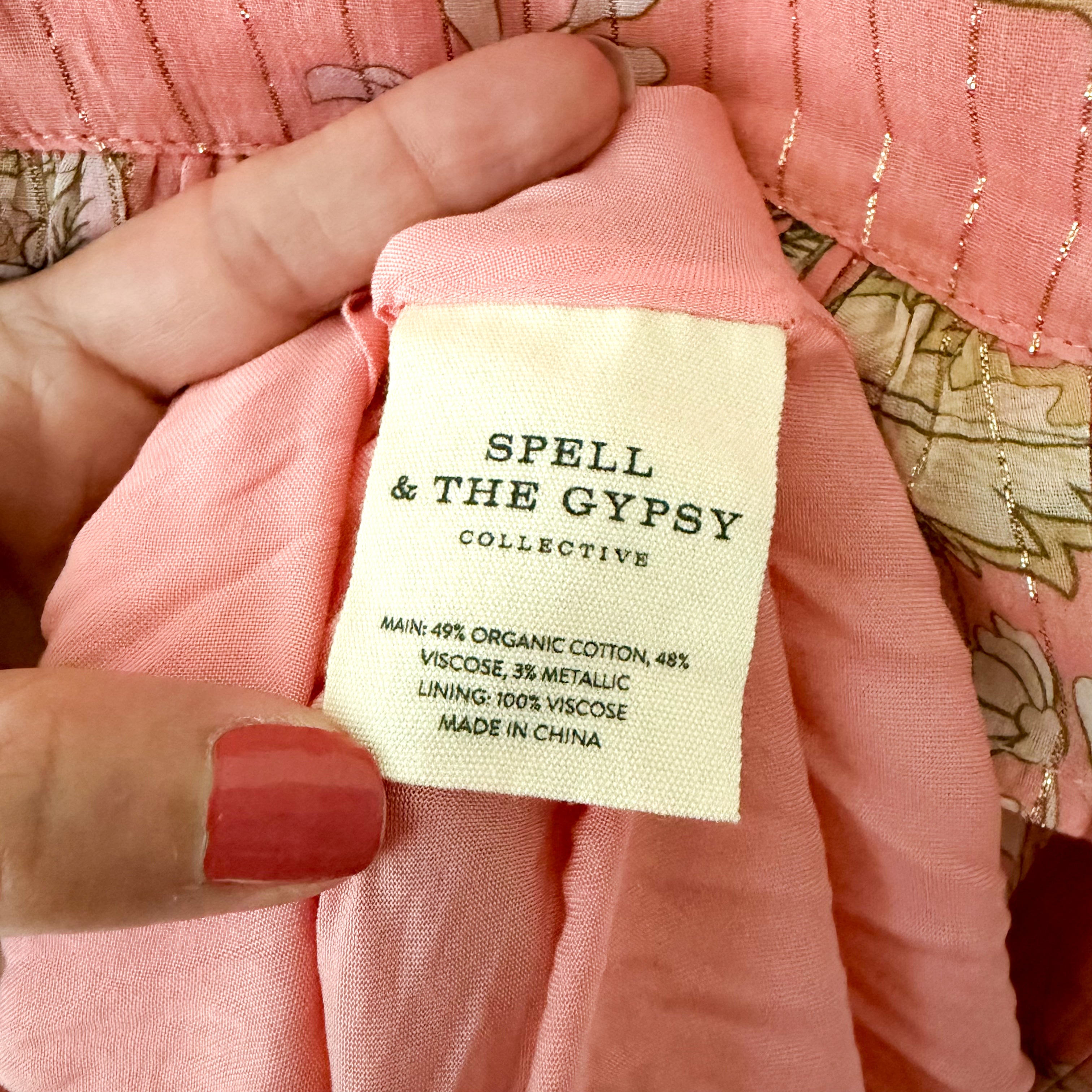 Spell & The Gypsy Hendrix Strappy Maxi Dress in Dusty Pink | XXS