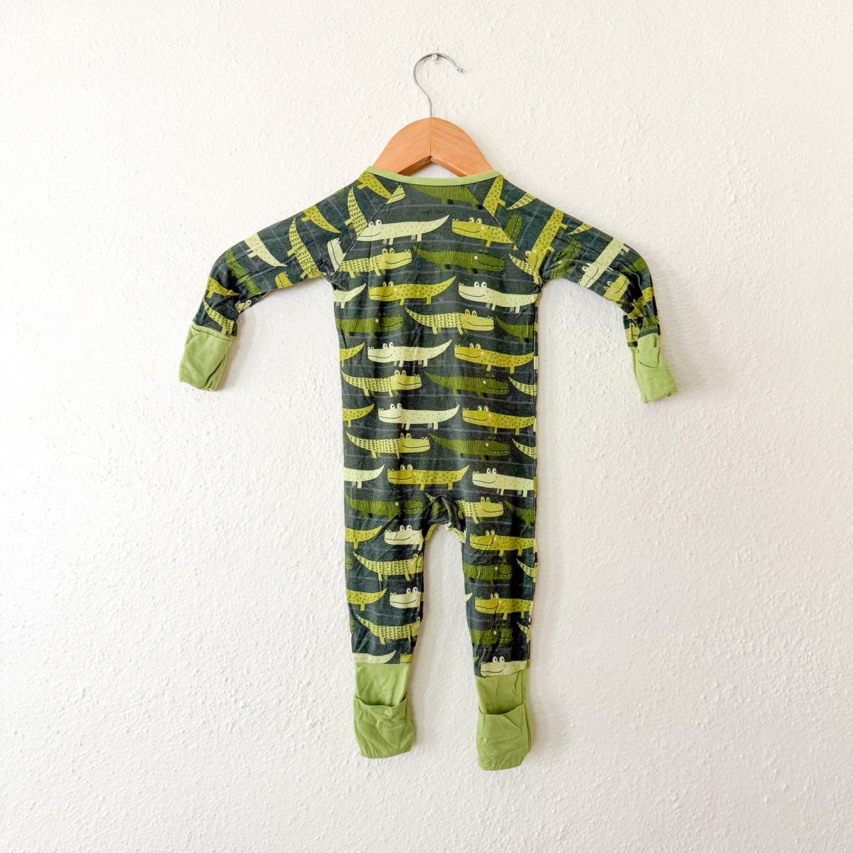 Little Sleepies Alligators Long Sleeve Footed Sleeper | 3-6m