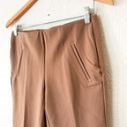 Chico's Caramel So Slimming 360 Petite Juliet Trim Detail Ankle Slim Leg Pant | 00P