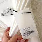 Bumpsuit The Bianca Maternity Maxi Dress in Ivory | XS