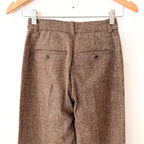 & Other Stories Straight Tailored Wool Blend Trouser in Mole Brown | 0