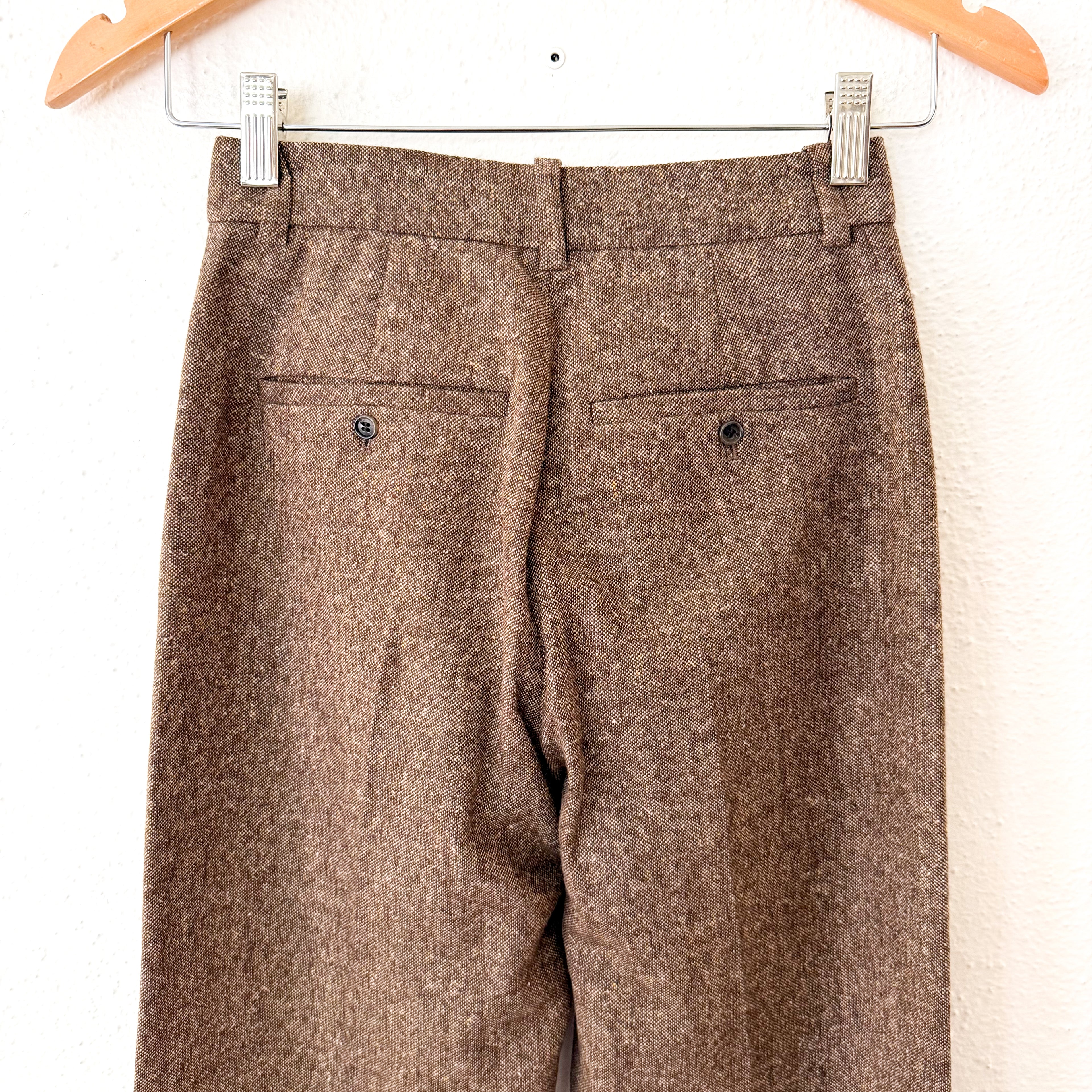 & Other Stories Straight Tailored Wool Blend Trouser in Mole Brown | 0
