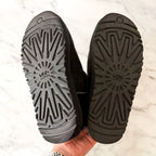 UGG Australia Black Sheepskin Bailey Button Triplet Boots | 2Y