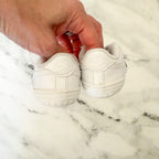 Nike Baby Force 1 Crib Shoe in 'White White' | 2C