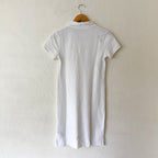 Polo Ralph Lauren White Cotton Mesh Pique Polo Mini Dress | XXS