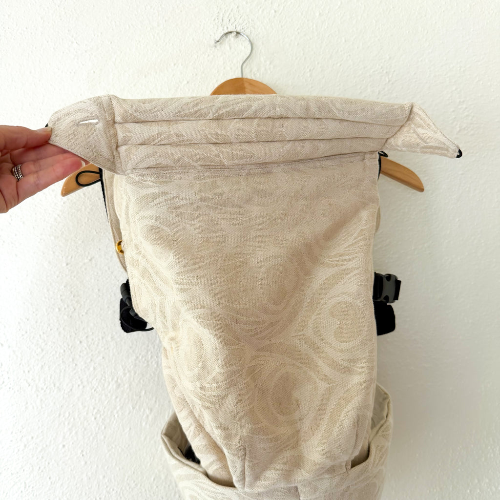 Artipoppe Zeitgeist Argus Linen Blend Carrier in Oat Cream