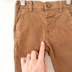 Next Clothing Brown Stretch Chino Trousers in Ginger Tan | 6-9m