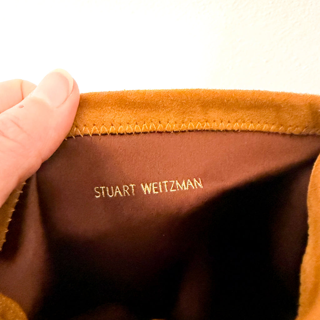 Stuart Weitzman Hiline Over-the-Knee Boots in Nutmeg Suede | 6