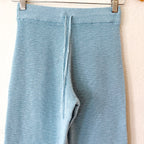 Free People Beach Turquoise Open Weave Wide Leg Pants | XS