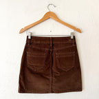 Time & Tru Brown Corduroy Mini Skirt | 2