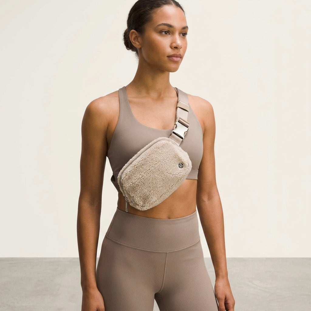 Lululemon Sherpa Fleece Everywhere Belt Bag 1L in Beige