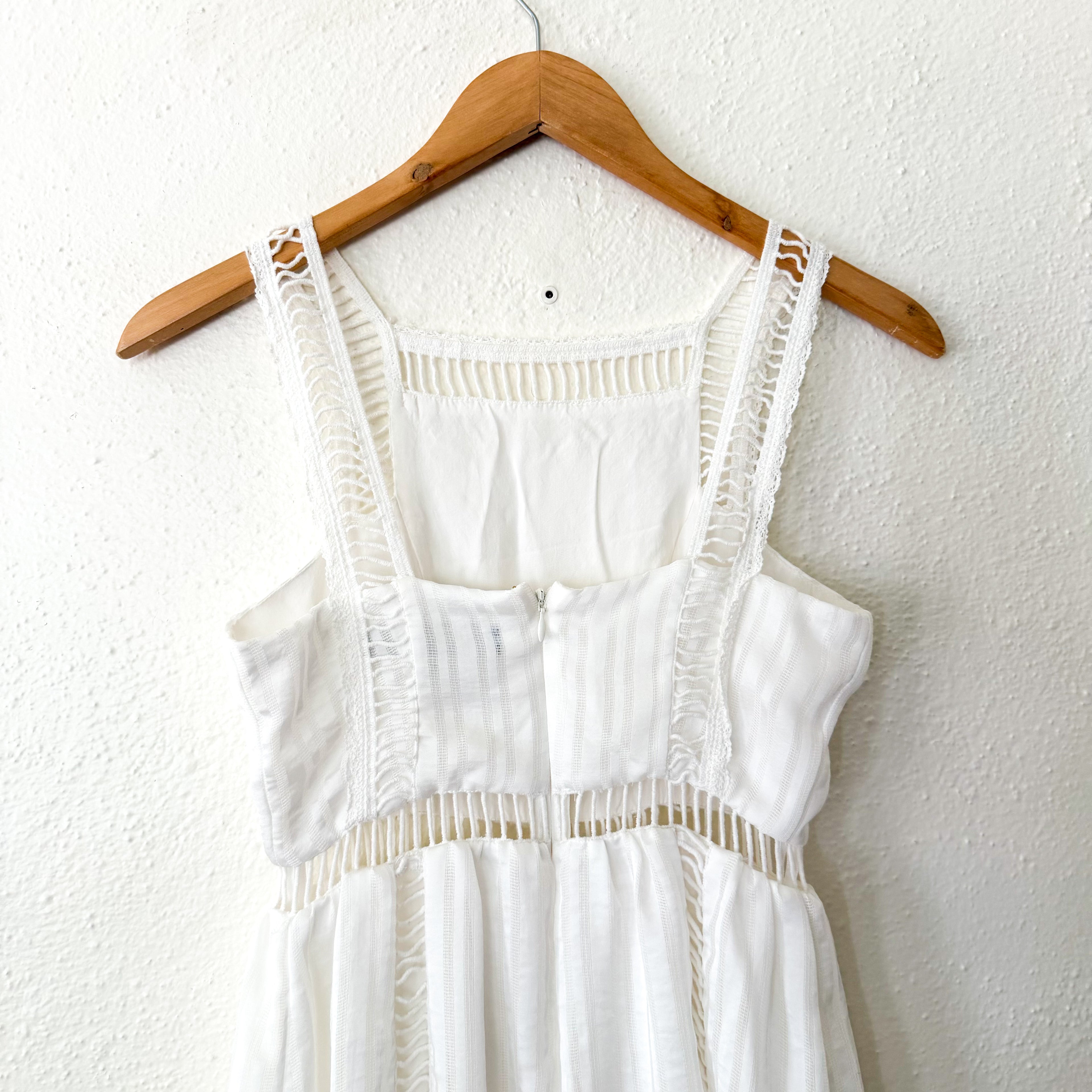 House of Harlowe 1960 x Revolve White Marcella Midi Dress, sz XXS