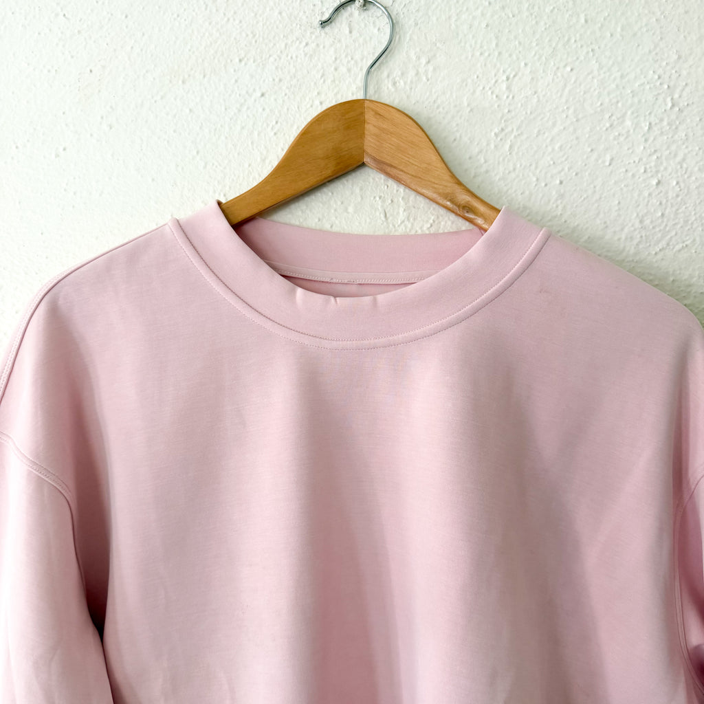 Lululemon Softstreame Perfectly Oversized Crewneck Pullover Sweatshirt in Soft Pink | 2