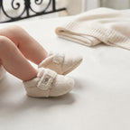 UGG Bixbee Cream Fuzzy Baby Booties Crib Shoes | 2-3c