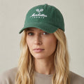 Abercrombie & Fitch Embroidered Manhattan Tennis Cotton Baseball Cap | Green