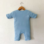 Baby Merlin Light Blue Cotton Magic Sleepsuit Infant Sleep Bag | S (3-6m)
