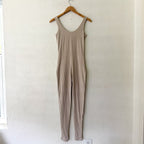Bumpsuit The Lucy Maternity Unitard Jumpsuit in Oat | XS