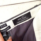 J.Crew Essential Wide-Leg Pant in Grey Italian Studio Wool Blend | 0