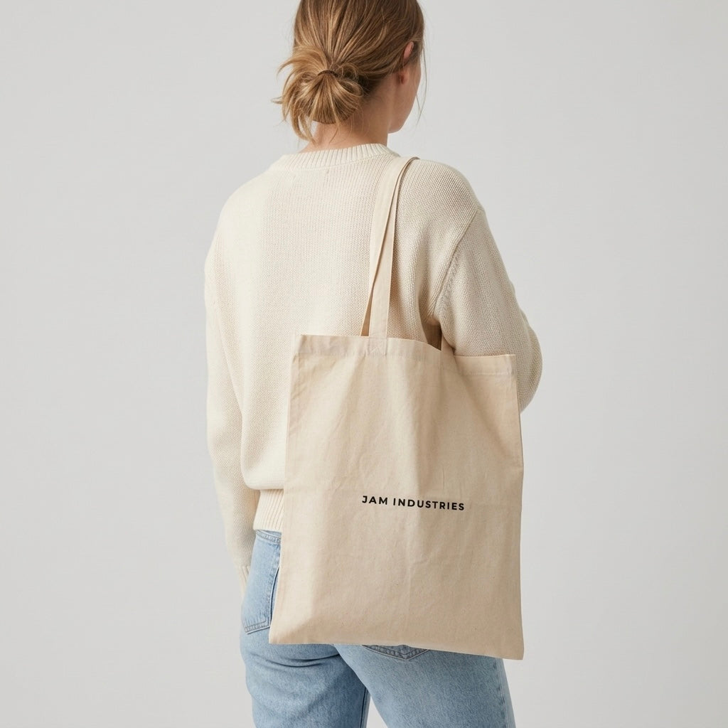 Jam Industries Cotton Canvas Shopper Tote Bag