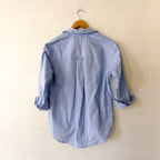 J.Crew Étienne Petite Oversized Button Down Shirt in Blue Oxford | XXSP