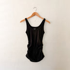 Old Navy Maternity First Layer Scoop-Neck Ribbed Tank Top in Black Jack | XS