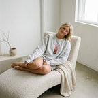 Abercrombie & Fitch Grey Sunday Crewneck Oversized Diet Coke Bow Sweatshirt | M