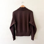 Varley Double Soft Sally Half-Zip Pullover Sweatshirt in Coffee Bean Marl | XS