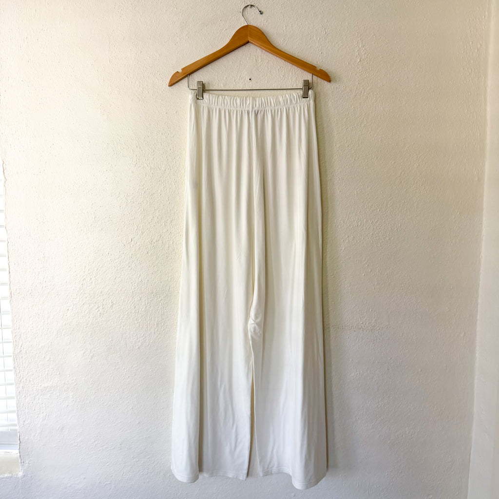 Bumpsuit The High Rise Cloud Pants in Ivory | XS