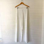 Bumpsuit The High Rise Cloud Pants in Ivory | XS