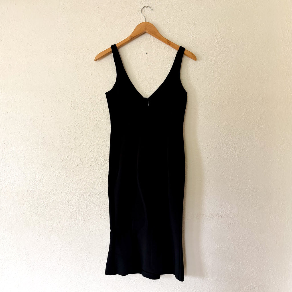 D&G Dolce & Gabbana Authentic Archival Black Bodycon Trumpet Dress | 26/XS