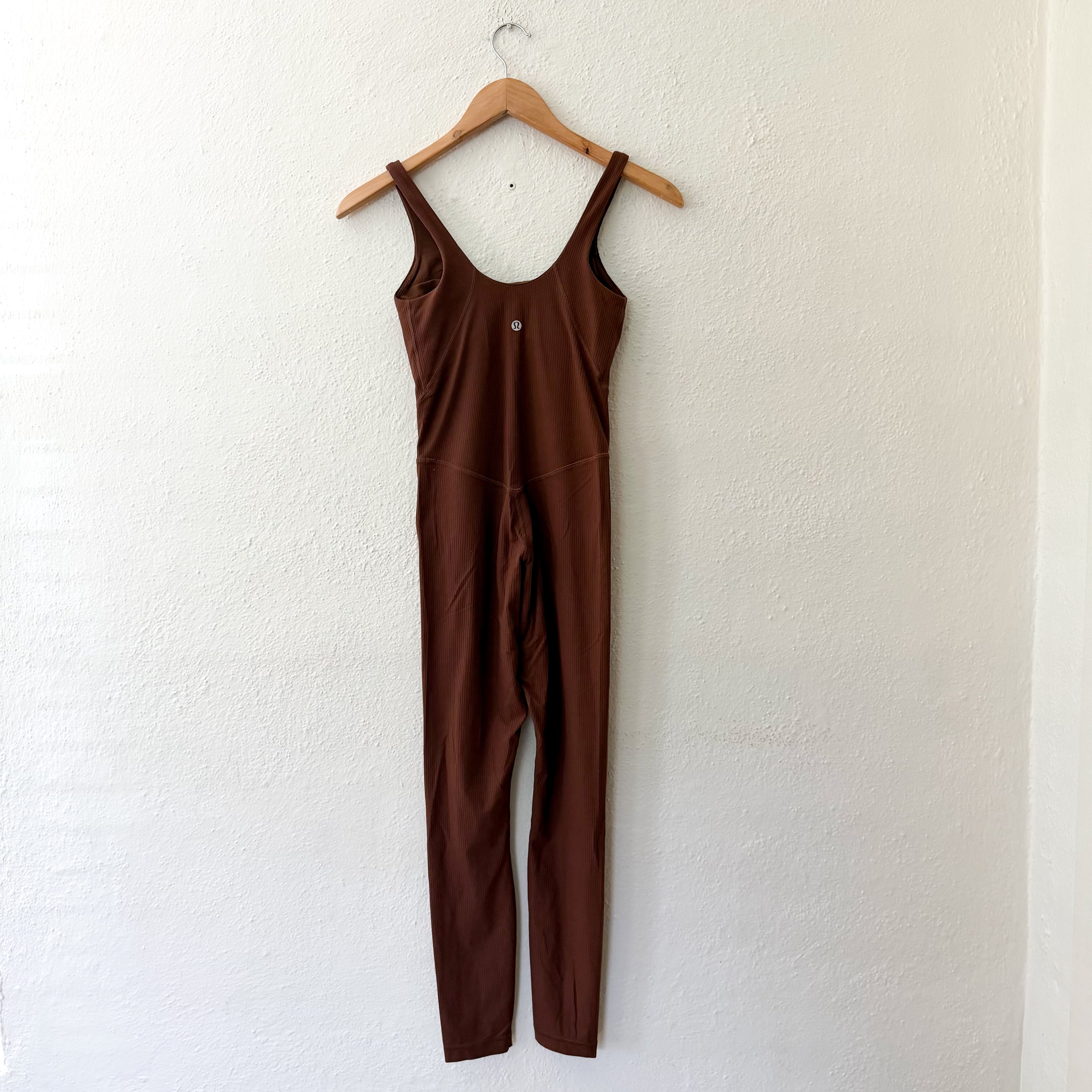 Lululemon Align Ribbed 25" Jumpsuit in Roasted Brown | 2