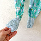 Little Sleepies Ocean Animals Long Sleeve Fold Over Foot Sleeper | 3-6m