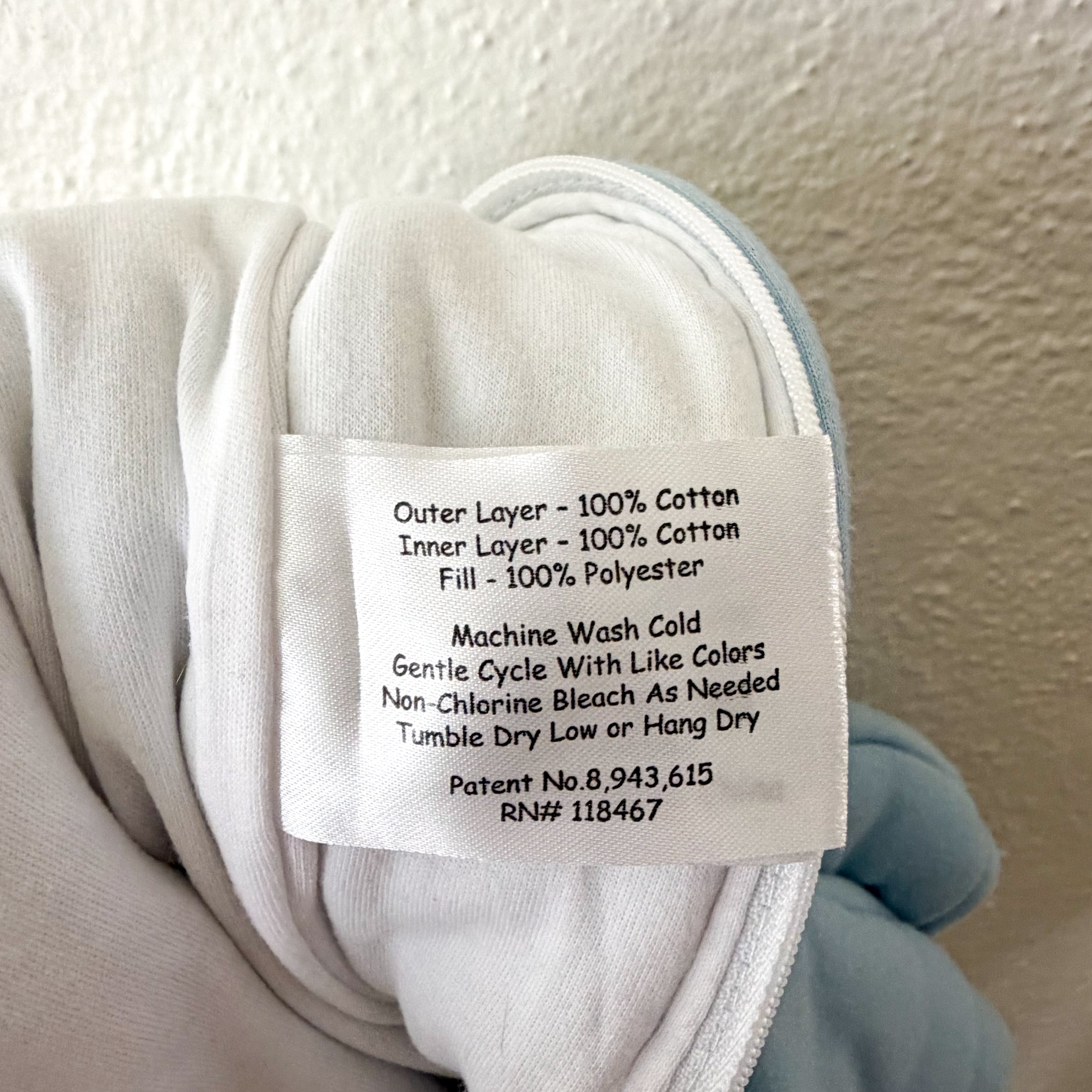 Baby Merlin Light Blue Cotton Magic Sleepsuit Infant Sleep Bag | 6-9m